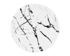 Kartonnen Borden Marble Zwart 23cm (20st)
