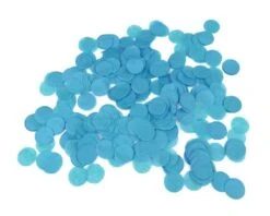 Zijdevloei Confetti Mint Blauw (40gr)