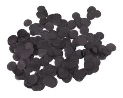 Zijdevloei Confetti Zwart (40gr)
