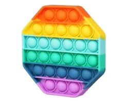 Pop It Fidget Regenboog Achthoek
