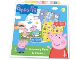 Kleur & Stickerset Peppa Pig