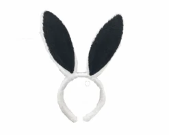 Diadeem Konijnenoren Zwart
