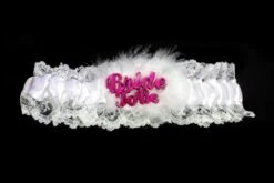 Kousenband 'Bride To Be' Wit