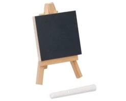 Krijtbord Mini Ezel (7x7cm)
