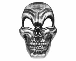 Skull Head Masker Zilver