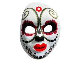 Día De Los Muertos Masker Vrouw