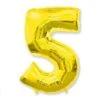 Folieballon 5 Goud (43cm)