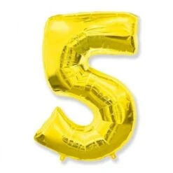 Folieballon 5 Goud (43cm)