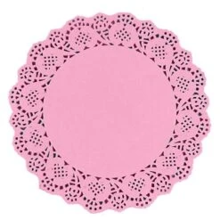 Onderlegger Rond Roze ø31cm (10st)