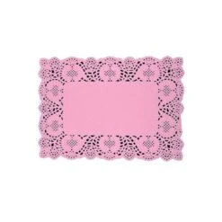 Onderlegger 19x30cm Roze (10st)