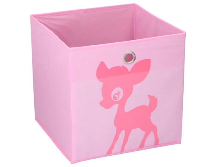 Alpina Opbergdoos Vouwbaar Hert Roze 28cm 1 Alpina Opbergdoos Vouwbaar Hert Roze 28cm