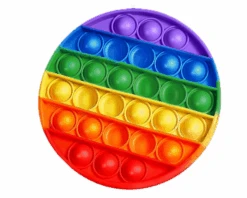 Pop It Fidget Regenboog Rond
