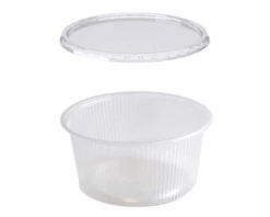 Saladebakjes Rond Met Deksel 250cc (100st)