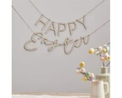 Slinger Happy Easter Hout Ginger Ray (1,5m)