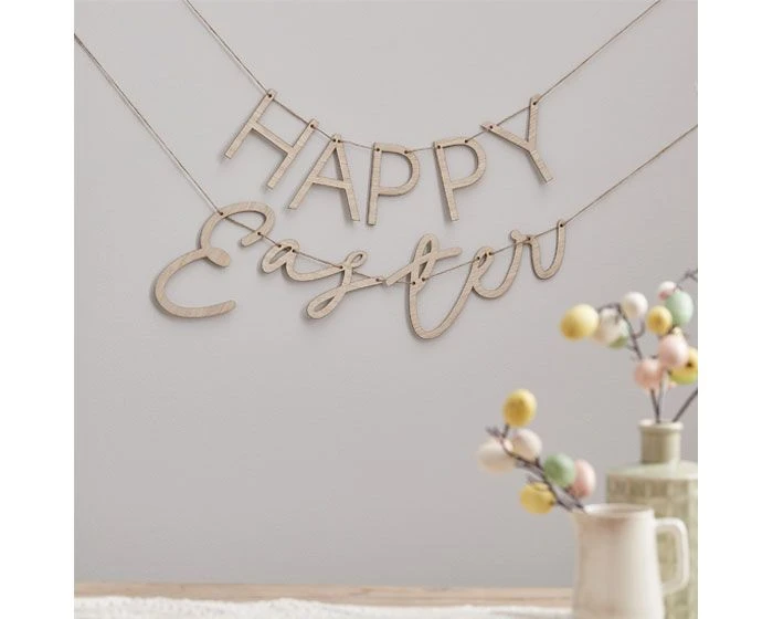 Slinger Happy Easter Hout Ginger Ray (1,5m) 1 Slinger Happy Easter Hout Ginger Ray (1,5m)