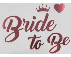 Bride To Be T-shirt Strijkvel