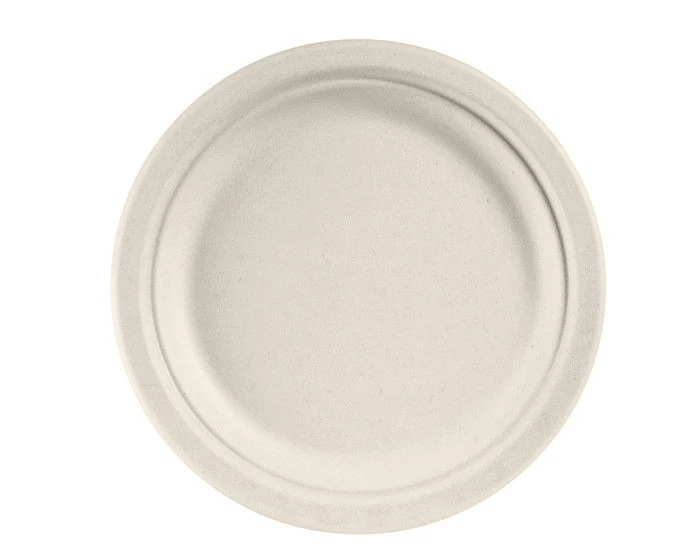 Borden Suikerriet Bagasse 23cm (20st) 1 Borden Suikerriet Bagasse 23cm (20st)