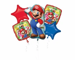 Folieballon Boeket Super Mario (5st)