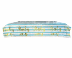 Tafelkleed Baby Boy Stripes & Dots