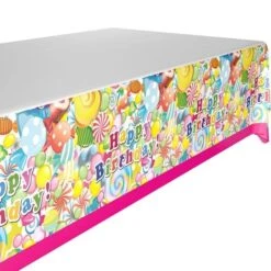 Tafelkleed Happy Birthday! Candy (108x180cm)
