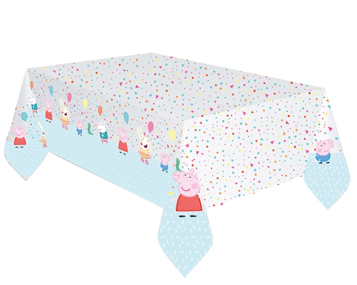 Tafelkleed Peppa Pig Confetti (120x180cm) 1 Tafelkleed Peppa Pig Confetti (120x180cm)
