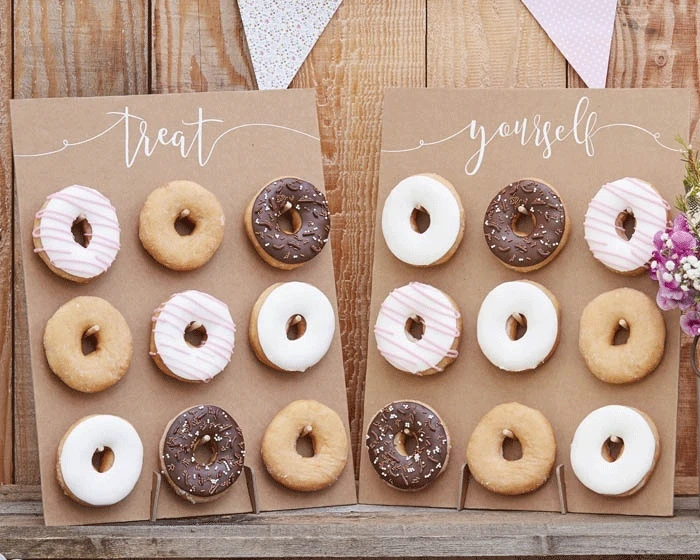 * Donut Wall Rustic Kraft (2st) Ginger Ray 1 * Donut Wall Rustic Kraft (2st) Ginger Ray