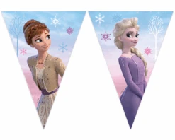 Papieren Vlaggenlijn Frozen (2,3m)