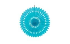 Deco Waaier XL Blauw (2st)